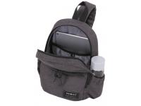 Рюкзак SWISSGEAR 13'', cерый, ткань Grey Heather/ полиэстер 600D PU , 25х14х35 см, 12 л