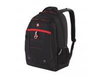 Рюкзак SWISSGEAR, 15", черный/красный, полиэстер, 900D,  34х18x47 см, 29 л
