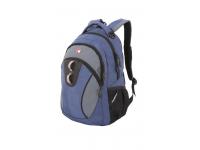 Рюкзак SWISSGEAR, 13", синий/серый, полиэстер, 35х15х46 см, 24 л