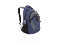 Рюкзак SWISSGEAR, 13", синий/серый, полиэстер, 35х15х46 см, 24 л