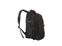 Рюкзак SWISSGEAR, черный/фуксия, фьюжн/2 мм рипстоп, 32x15x46 см, 22 л
