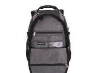Рюкзак SWISSGEAR, 15'' , чёрный/серый, полиэстер 900D, 35х23х48 см, 39 л