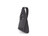 Рюкзак SWISSGEAR на одно плечо, cерый, ткань Grey Heather/ полиэстер 600D PU, 25х15х45 см, 7 л