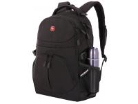 Рюкзак SWISSGEAR чёрный, полиэстер, 33х15х45 см, 22 л