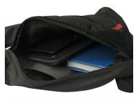Рюкзак SWISSGEAR с одним плечевым ремнем, черный/серый, 25x15x45 см, 7 л