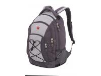 Рюкзак SWISSGEAR, серый, полиэстер, 33х19х45 см, 28 л