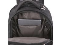 Рюкзак SWISSGEAR, 15”,чёрный/синий, полиэстер 900D/рипстоп, 36x19x47 см, 32 л