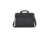 Сумка SWISSGEAR для ноутбука 17", черная/серая, полиэстер 600D/добби, 42х8x30,5 см, 10 л