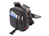 Сумка-планшет SWISSGEAR, черный/серый, 15х5х22 см