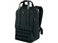 Рюкзак VICTORINOX Lexicon Professional Bellevue 15,6'', чёрный, нейлон/кожа, 30x19x46 см, 26 л