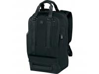 Рюкзак VICTORINOX Lexicon Professional Bellevue 17'', чёрный, нейлон/кожа, 32x20x47 см, 30 л