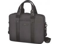 Портфель VICTORINOX Architecture Urban Bodmer 14'', серый, ткань Nüwa®/кожа, 38x10x31 см, 11 л