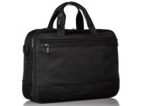 Бизнес-сумка VICTORINOX VX One Laptop Folio 15,6'', чёрная, нейлон 1000D/кожа, 42x14x31 см, 18 л