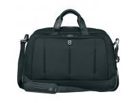 Бизнес-сумка VICTORINOX VX One Business Duffel 15,6'', чёрная, нейлон 1000D/кожа, 54x20x34 см, 37 л