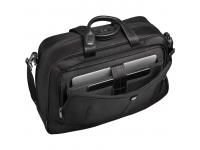 Бизнес-сумка VICTORINOX VX One Business Duffel 15,6'', чёрная, нейлон 1000D/кожа, 54x20x34 см, 37 л