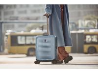 Чемодан VICTORINOX Airox, голубой, 100% поликарбонат Makrolon, 40x20x55 см, 33 л
