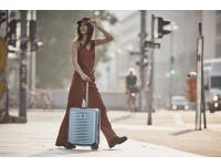 Чемодан VICTORINOX Airox, голубой, 100% поликарбонат Makrolon, 40x20x55 см, 33 л