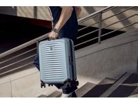 Чемодан VICTORINOX Airox, голубой, 100% поликарбонат Makrolon, 40x20x55 см, 33 л