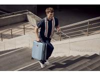 Чемодан VICTORINOX Airox, голубой, 100% поликарбонат Makrolon, 40x20x55 см, 33 л