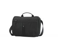 Сумка наплечная VICTORINOX Adventure Traveler горизонтальная, чёрная, нейлон 800D, 27x8x22 см, 4 л