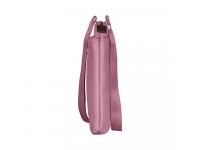 Сумка наплечная VICTORINOX Victoria Slim Shoulder Bag, пурпурно-розовая, нейлон/кожа, 27x7x26 см