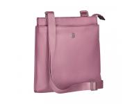 Сумка наплечная VICTORINOX Victoria Slim Shoulder Bag, пурпурно-розовая, нейлон/кожа, 27x7x26 см