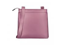Сумка наплечная VICTORINOX Victoria Slim Shoulder Bag, пурпурно-розовая, нейлон/кожа, 27x7x26 см