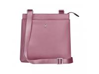 Сумка наплечная VICTORINOX Victoria Slim Shoulder Bag, пурпурно-розовая, нейлон/кожа, 27x7x26 см