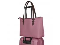 Сумка VICTORINOX Victoria Deluxe Business Tote, пурпурно-розовая, нейлон/кожа, 47x15x31 см, 16 л
