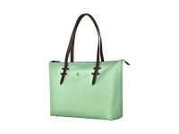 Сумка VICTORINOX Victoria Deluxe Business Tote, мятная, нейлон/кожа/микрозамша, 47x15x31 см, 16 л