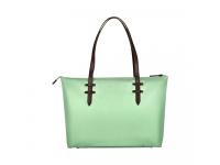 Сумка VICTORINOX Victoria Deluxe Business Tote, мятная, нейлон/кожа/микрозамша, 47x15x31 см, 16 л