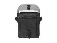 Сумка наплечная VICTORINOX Altmont Original Flapover Digital Bag, чёрная, нейлон, 26x10x30 см, 7 л