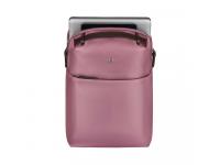 Рюкзак VICTORINOX Victoria Compact Business Backpack 16', пурпурно-розовый, нейлон/кожа, 27x16x40 см