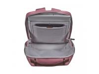 Рюкзак VICTORINOX Victoria Compact Business Backpack 16', пурпурно-розовый, нейлон/кожа, 27x16x40 см