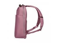 Рюкзак VICTORINOX Victoria Compact Business Backpack 16', пурпурно-розовый, нейлон/кожа, 27x16x40 см
