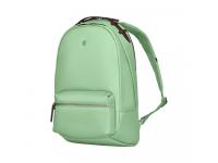 Рюкзак VICTORINOX Victoria Classic Business Backpack, мятный, нейлон/кожа/микрозамша, 27x21x41 см