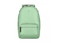 Рюкзак VICTORINOX Victoria Classic Business Backpack, мятный, нейлон/кожа/микрозамша, 27x21x41 см