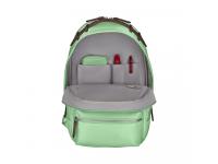 Рюкзак VICTORINOX Victoria Classic Business Backpack, мятный, нейлон/кожа/микрозамша, 27x21x41 см