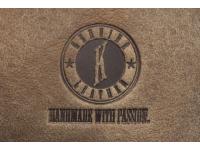 Сумка KLONDIKE «Bill», натуральная кожа в коричневом цвете, 40 х 32 х 7 см