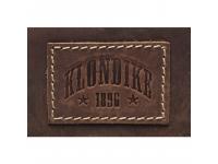 Сумка KLONDIKE Native, натуральная кожа в коричневом цвете, 44 х 10 х 33 см