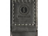 Сумка дорожная KLONDIKE Native, натуральная кожа в черном цвете, 52 х 25 х 35 см