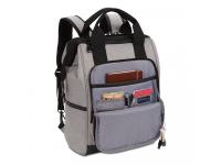 Рюкзак SWISSGEAR 16,5"Doctor Bags, серый/черный, полиэстер 900D/ПВХ, 29 x 17 x 41 см, 20 л