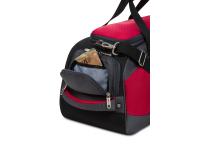 Сумка спортивная SWISSGEAR, красный/серый/чёрный, полиэстер 1200D, 52х25х30 см, 39 л