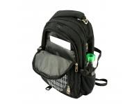 Рюкзак WENGER,15”, черный с рисунком в клетку, полиэстер 900D, 33x20x47 см, 32 л