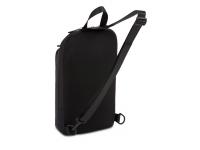Рюкзак SWISSGEAR с одним плечевым ремнем, черный/красный, полиэстер рип-стоп, 18 x 5 x 33 см, 4 л