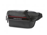 Сумка на пояс SWISSGEAR, серая, полиэстер с плетением рип-стоп, 38 x 5 x 15 см