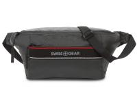 Сумка на пояс SWISSGEAR, серая, полиэстер с плетением рип-стоп, 38 x 5 x 15 см