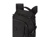 Рюкзак SWISSGEAR, чёрный, полиэстер 1680D, 24 х 15,5 х 46 см, 15,5 л