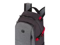 Рюкзак SWISSGEAR, серый, полиэстер, 24 х 15,5 х 46 см, 15,5 л